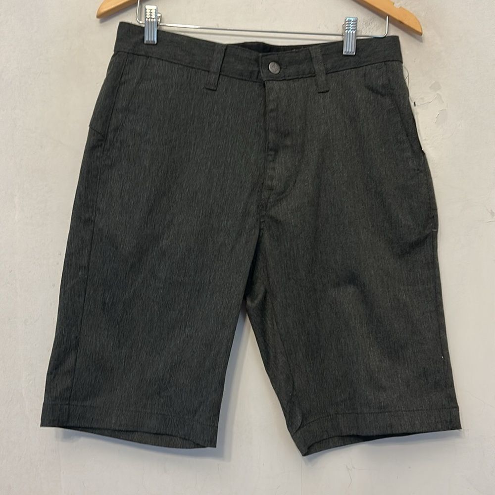 Volcom Dark gray Flat Front Shorts Casual Style Size 30 New - Picture 8 of 11